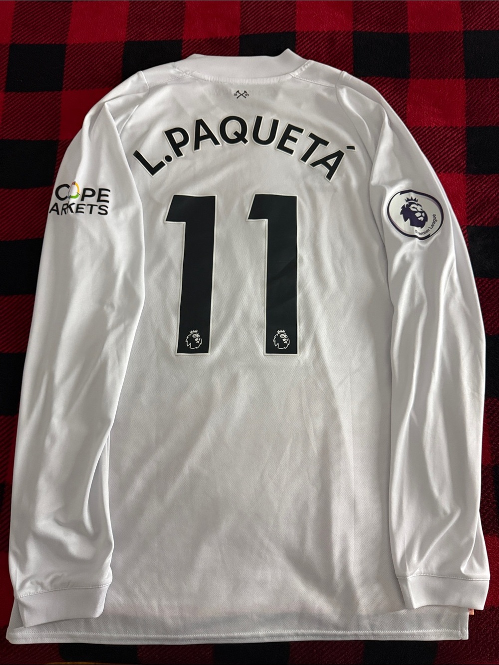 West Ham United #11 Lucas Paqueta 2022-23 Premier League Third Umbro Jersey